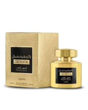Lattafa Confidential Private Gold Unisex Perfume