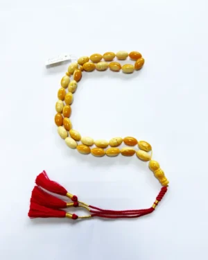Exquisite Barley Amber Men's Prayer Beads