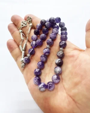 Genuine purple Amethyst gemstone beads