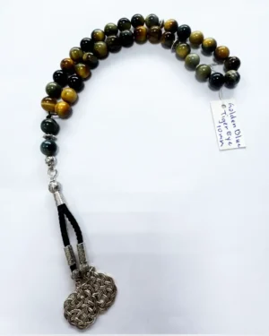 Premium Golden Blue Tiger Eye Prayer Beads